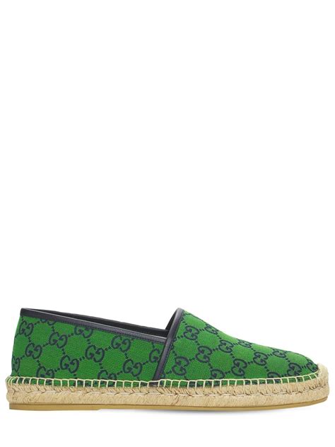 gucci multicolor gg canvas espadrilles|designer gucci espadrilles.